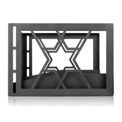 ארון תקשורת פתוח Claytek 6U wall mount 400mm deep WU-60B צבע שחור