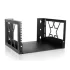 ארון תקשורת פתוח Claytek 6U wall mount 400mm deep WU-60B צבע שחור