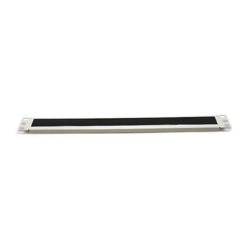 Front panel Luggar Brush Panel 1U 19" gray HI-BRUSH-G