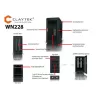 Серверный шкаф Claytek 22U 700mm deep WN228 Цвет:чёрный Серверный шкаф Claytek 22U 700mm deep WN228 Цвет:чёрный