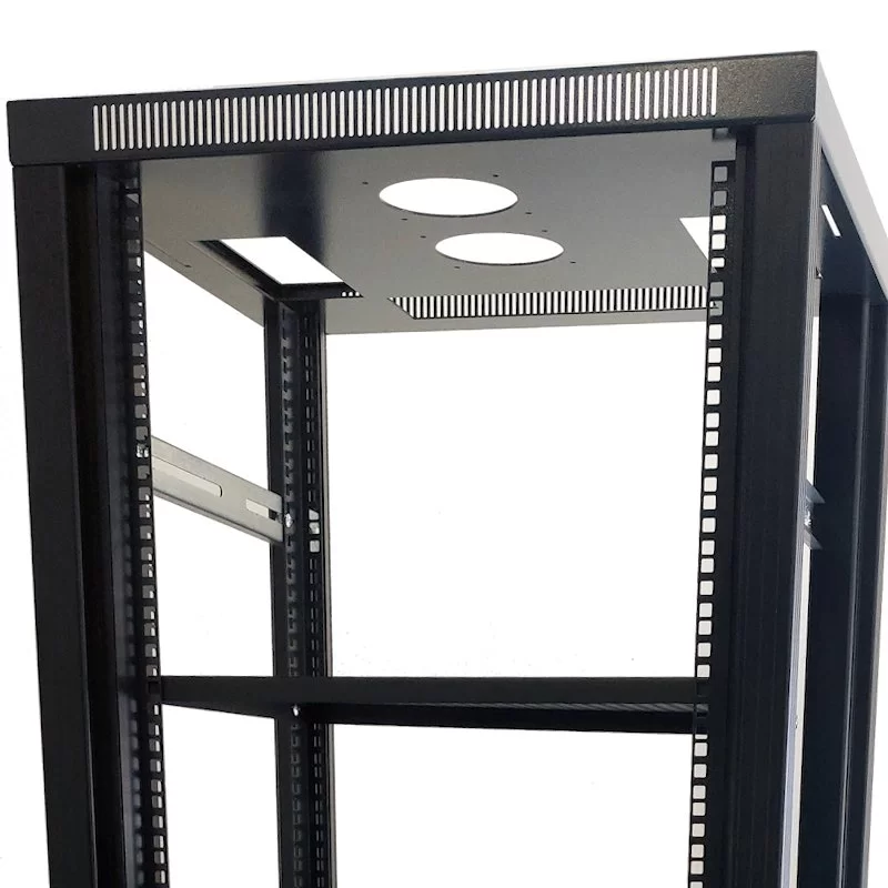 ארון תקשורת Luggar 44U Open Frame Floor Rack Cabinet HI-44U-600-F