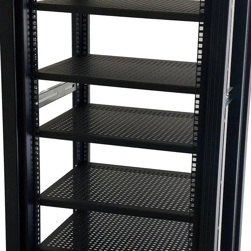 ארון תקשורת Luggar 44U Open Frame Floor Rack Cabinet HI-44U-600-F