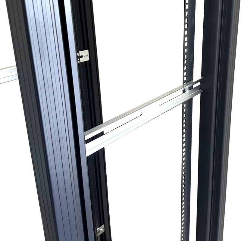 ארון תקשורת Luggar 44U Open Frame Floor Rack Cabinet HI-44U-600-F