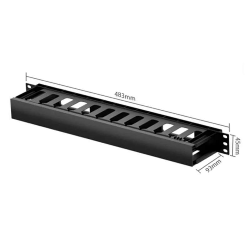 Rack Cabinet Panel Luggar 1U Rack Mount Cable Management Panel HI-CABLE-M Rack Cabinet Panel Luggar 1U Rack Mount Cable Management Panel HI-CABLE-M