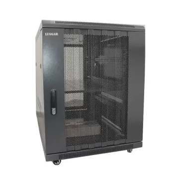 ארון שרתים Luggar 15U 1000mm Glass Door HI-15U-1000 ארון שרתים Luggar 15U 1000mm Glass Door HI-15U-1000