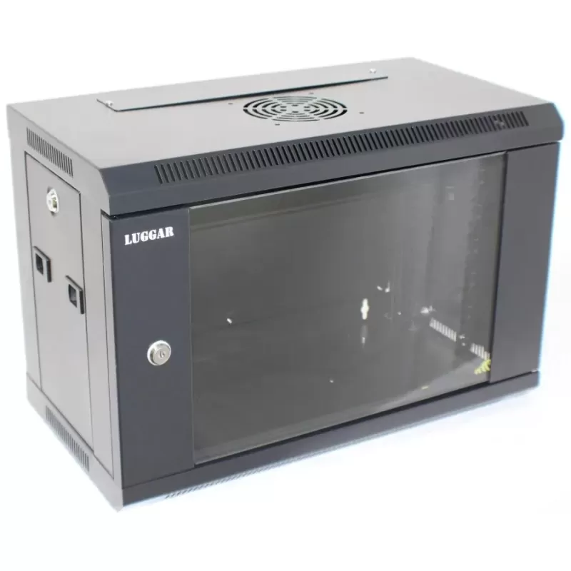 Server rack Luggar 6U Wall-Mount 300mm black HI-6U-300-B