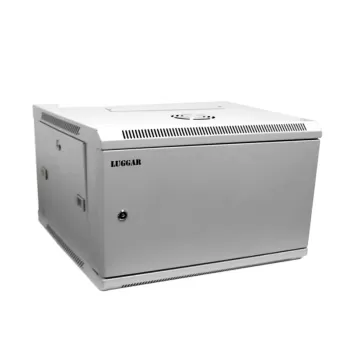 ארון שרתים Luggar 6U Wall-Mount 550x500 MG Solid Metal Door אפור HI-6U-500-MG ארון שרתים Luggar 6U Wall-Mount 550x500 MG Solid Metal Door אפור HI-6U-500-MG