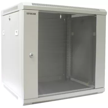 ארון שרתים Luggar 10U Wall-Mount 500mm Glass Door אפור HI-10U-500-G ארון שרתים Luggar 10U Wall-Mount 500mm Glass Door אפור HI-10U-500-G