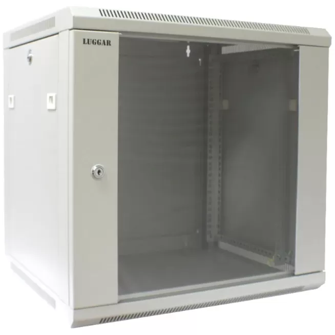 ארון שרתים Luggar 10U Wall-Mount 500mm Glass Door אפור HI-10U-500-G ארון שרתים Luggar 10U Wall-Mount 500mm Glass Door אפור HI-10U-500-G