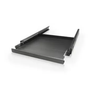 Claytek Keyboard Drawer on 1U Rails for Rack WA-KBR80B Color:black