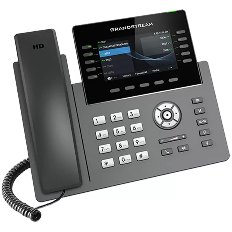 טלפון IP Grandstream GRP2615 צבע שחור