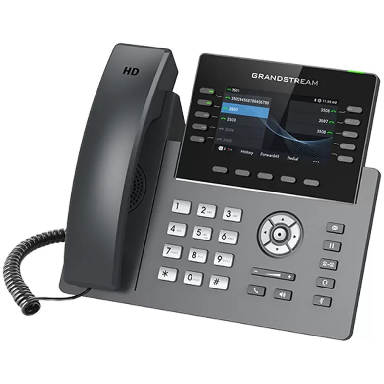 טלפון IP Grandstream GRP2615 צבע שחור