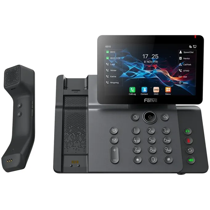 טלפון IP Fanvil V66 Pro צבע אפור