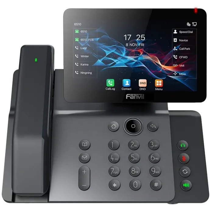 טלפון IP Fanvil V66 Pro צבע אפור