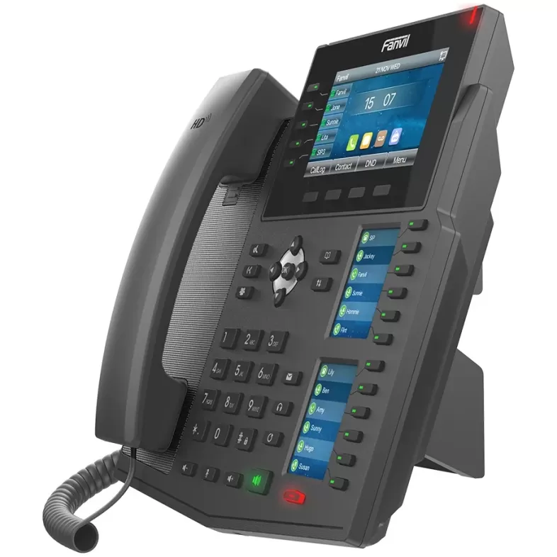 טלפון IP Fanvil X6U צבע שחור טלפון IP Fanvil X6U צבע שחור