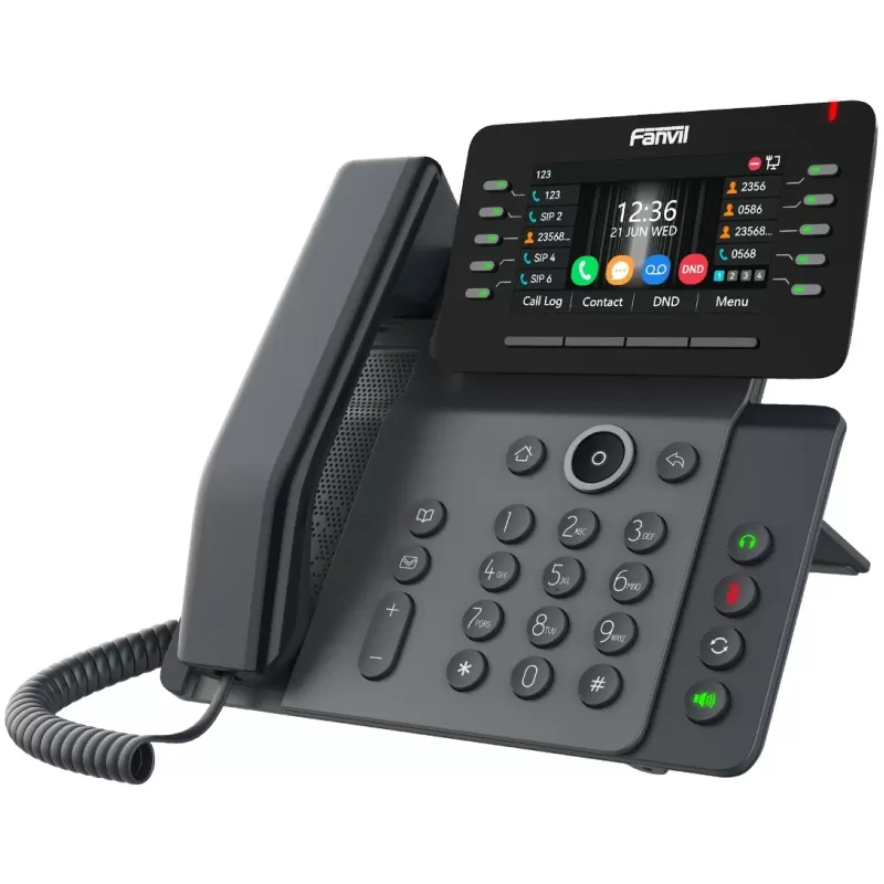 טלפון IP Fanvil V65 צבע אפור