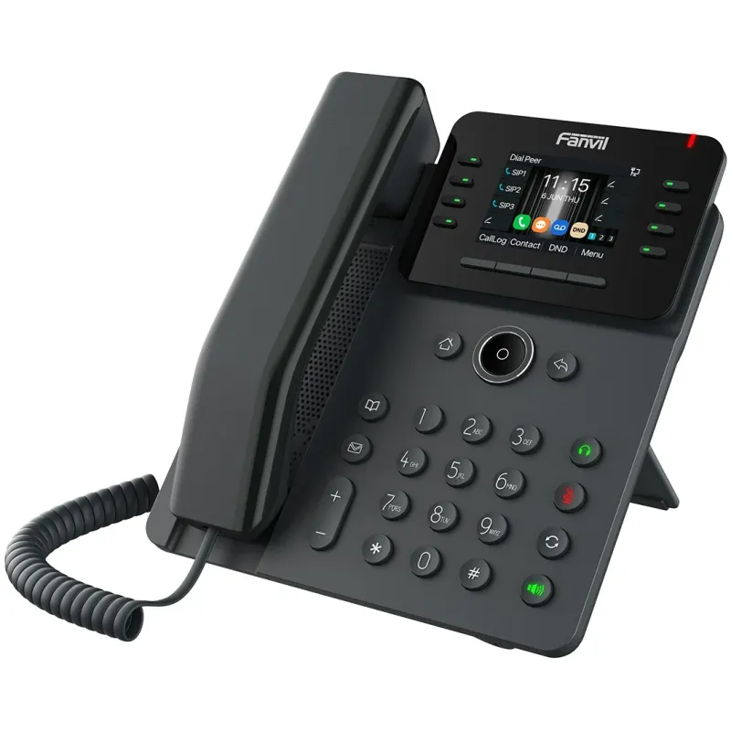 טלפון IP Fanvil V62G שחור V62G