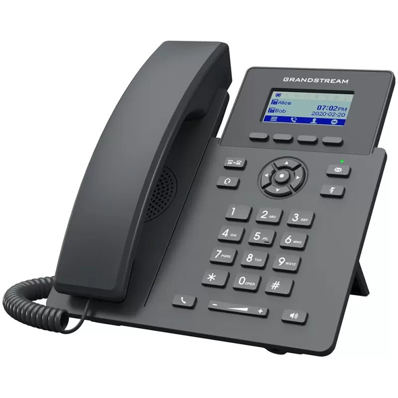 טלפון IP Grandstream GRP2601P צבע שחור