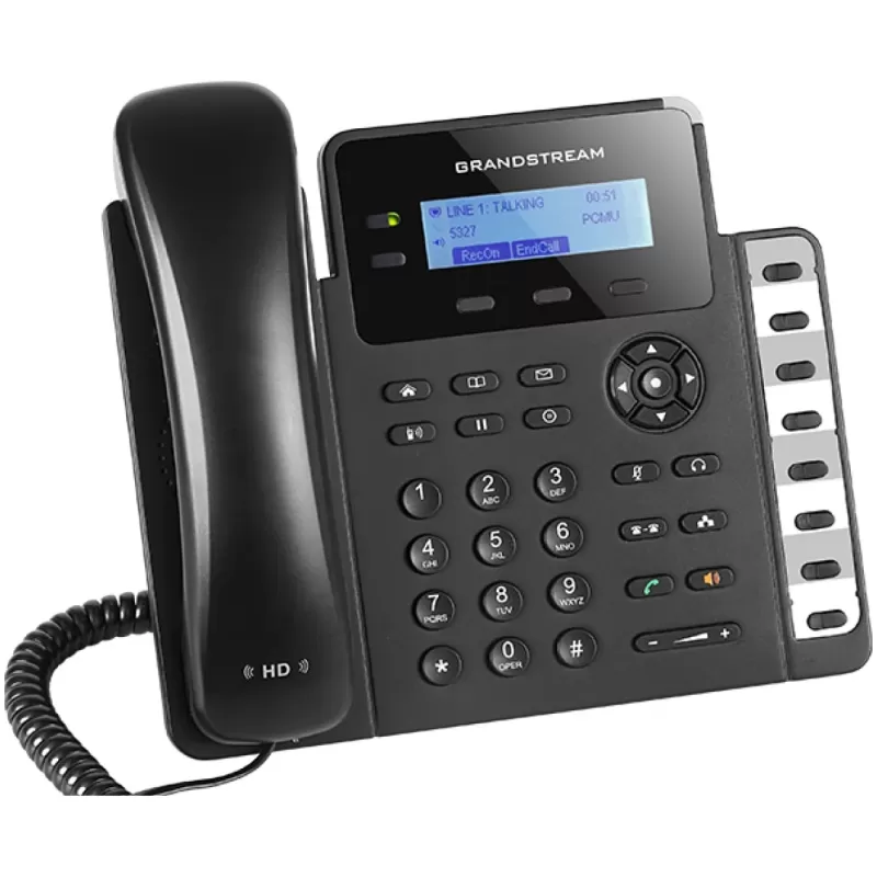 טלפון IP Grandstream GXP1628 צבע שחור