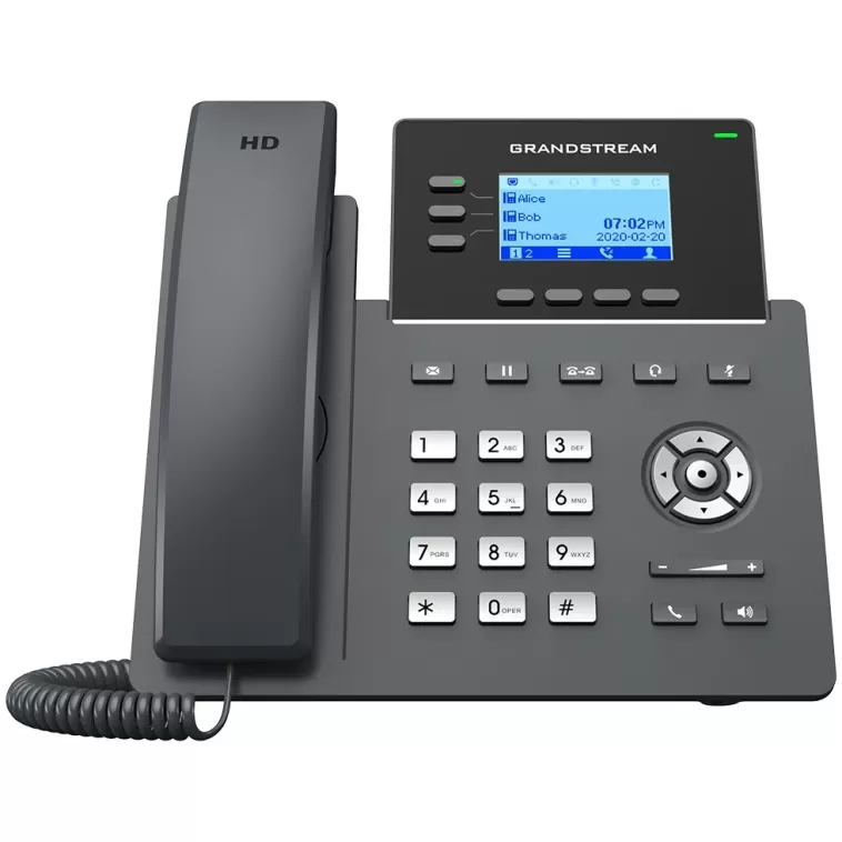 טלפון IP Grandstream GRP2603P צבע שחור