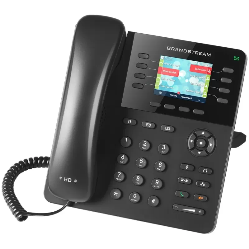 טלפון IP Grandstream GXP2135 צבע שחור
