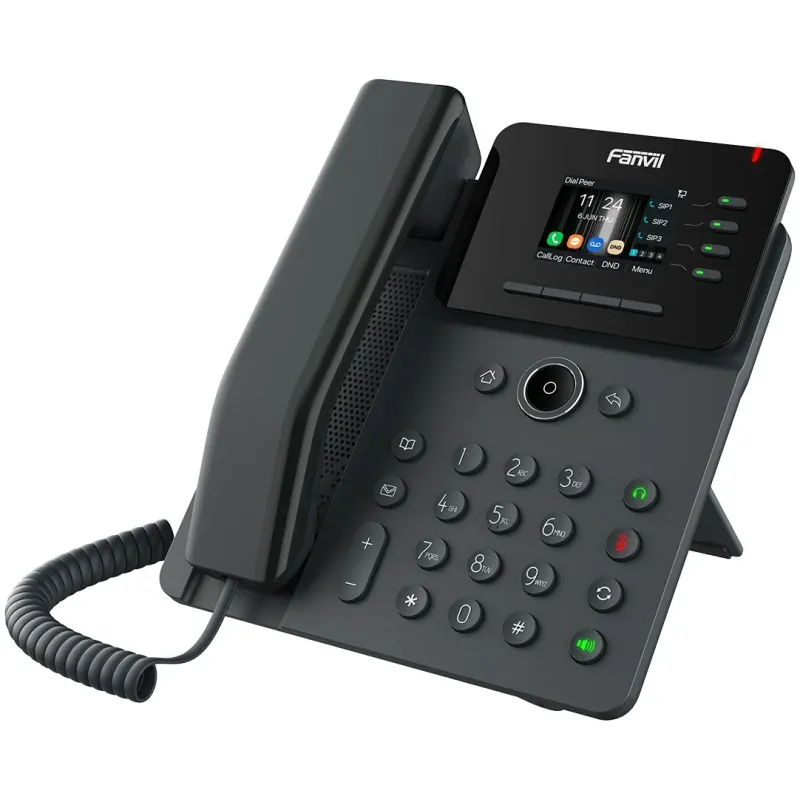 טלפון IP Fanvil V61G צבע אפור