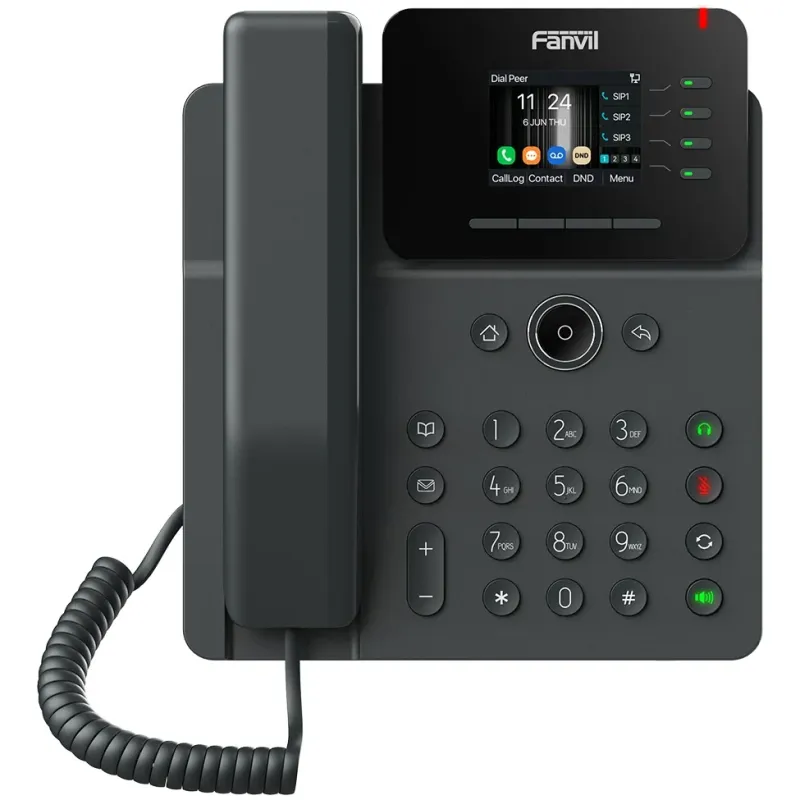 טלפון IP Fanvil V61G צבע אפור