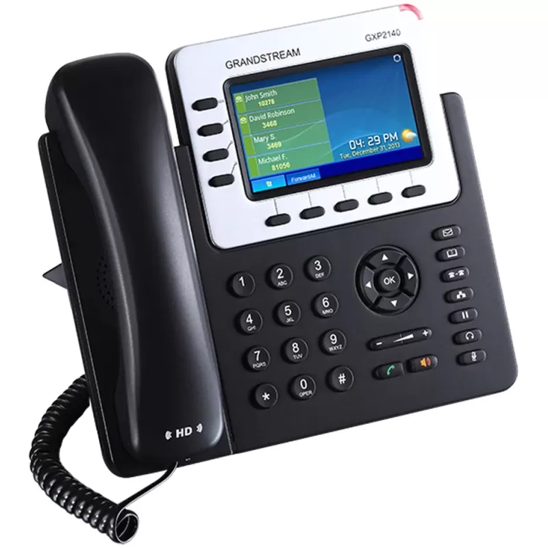 טלפון IP Grandstream GXP2140 צבע שחור טלפון IP Grandstream GXP2140 צבע שחור