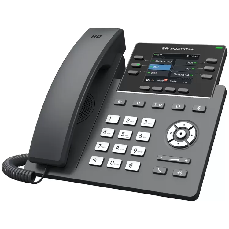 טלפון IP Grandstream GRP2613 צבע שחור