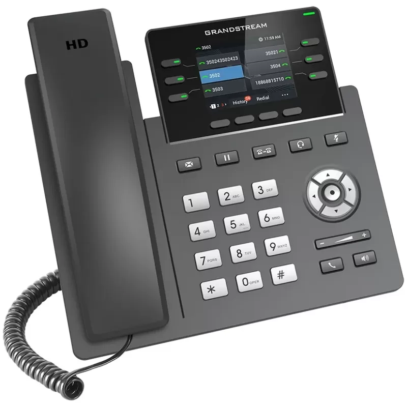 טלפון IP Grandstream GRP2613 צבע שחור