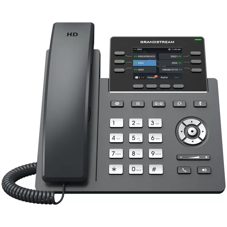טלפון IP Grandstream GRP2613 צבע שחור