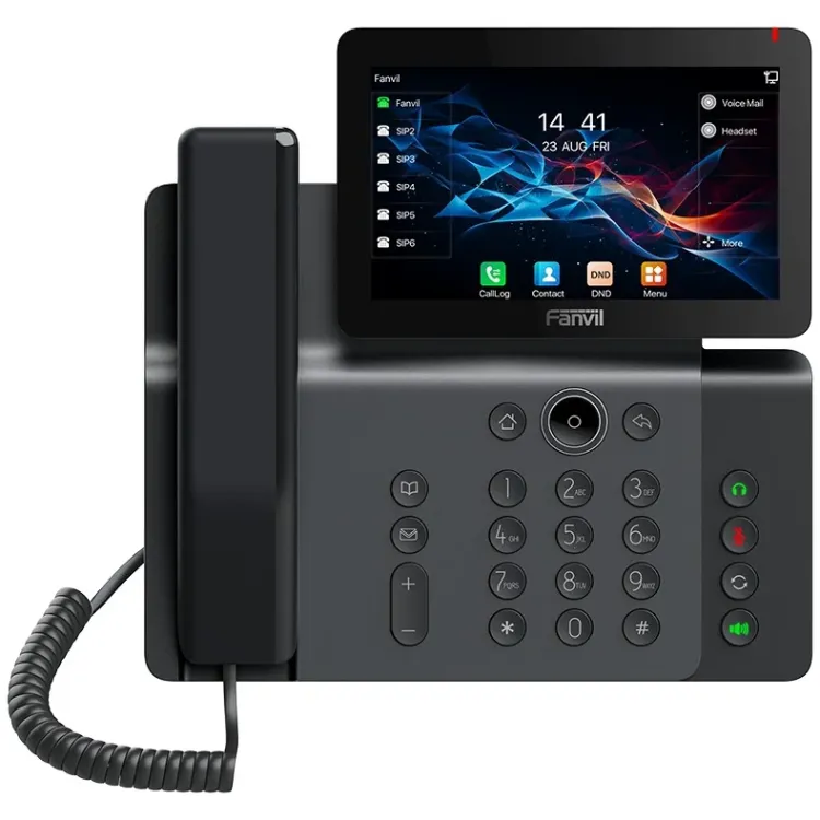טלפון IP Fanvil V66 צבע אפור