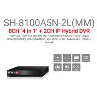 Гибридный видеорегистратор Provison SH-8100A5N-2L MM 1TB 8AHD+2IP SH-8100A5N-2L