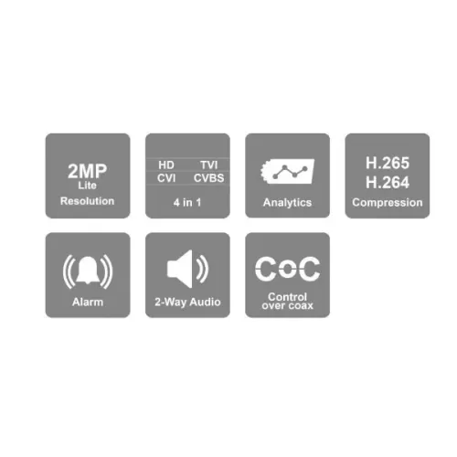 מכשיר הקלטה משולב Provison SH-8100A5N-2L MM 1TB 8AHD+2IP SH-8100A5N-2L (MM) צבע שחור