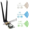 PCI-E Network Card CUDY WE3000 AX210 WIFI 6E BlueTooth 5.2 PCI-E