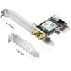 PCI-E Network Card CUDY WE3000 AX210 WIFI 6E BlueTooth 5.2 PCI-E