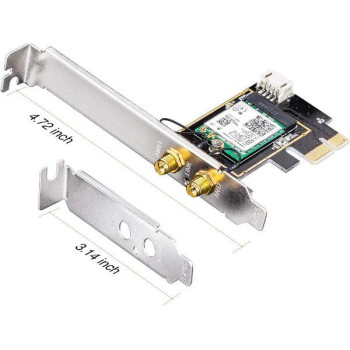 Сетевая Карта Pci-E CUDY WE3000 AX210 WIFI 6E BlueTooth 5.2 PCI-E