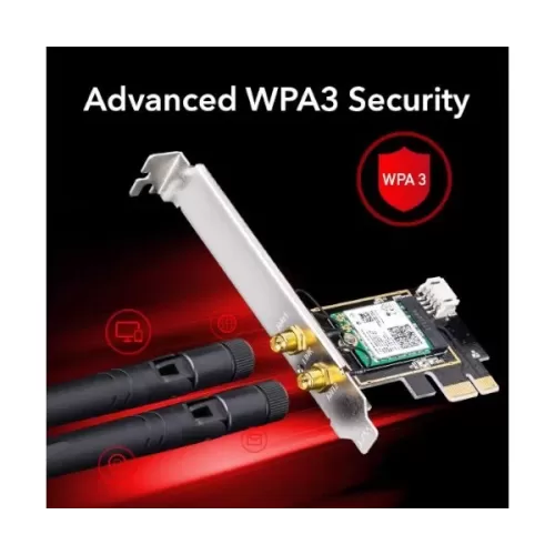 PCI-E Network Card CUDY WE3000 AX210 WIFI 6E BlueTooth 5.2 PCI-E