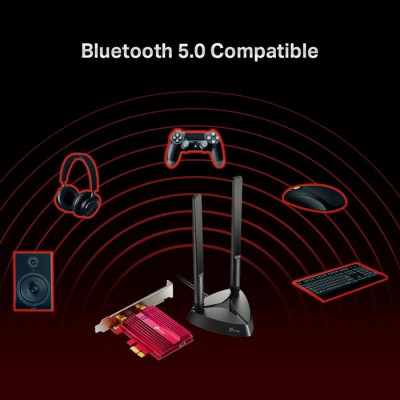 Сетевая Карта Pci-E Tp-Link AX3000 Wi-Fi 6 Bluetooth 5.0 Сетевая Карта Pci-E Tp-Link AX3000 Wi-Fi 6 Bluetooth 5.0