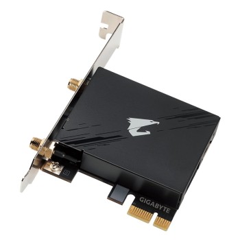 כרטיס רשת PCI-E Gigabyte WI-FI 6E AX210 2x2 802.11ax Tri-Band WIFI + BLUETOOTH כרטיס רשת PCI-E Gigabyte WI-FI 6E AX210 2x2 802.11ax Tri-Band WIFI + BLUETOOTH