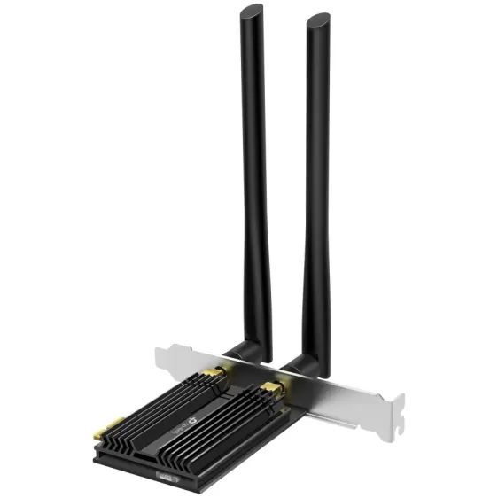 כרטיס רשת PCI-E TP-Link Archer TX50E AX3000 Wi-Fi 6 Bluetooth 5.3 צבע שחור כרטיס רשת PCI-E TP-Link Archer TX50E AX3000 Wi-Fi 6 Bluetooth 5.3 צבע שחור