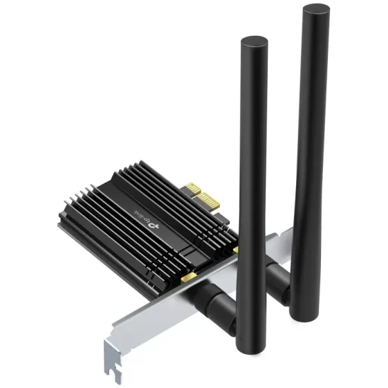כרטיס רשת PCI-E TP-Link Archer TX50E AX3000 Wi-Fi 6 Bluetooth 5.3 צבע שחור כרטיס רשת PCI-E TP-Link Archer TX50E AX3000 Wi-Fi 6 Bluetooth 5.3 צבע שחור