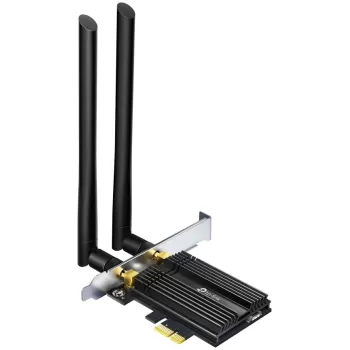 כרטיס רשת PCI-E TP-Link Archer TX50E AX3000 Wi-Fi 6 Bluetooth 5.3 צבע שחור