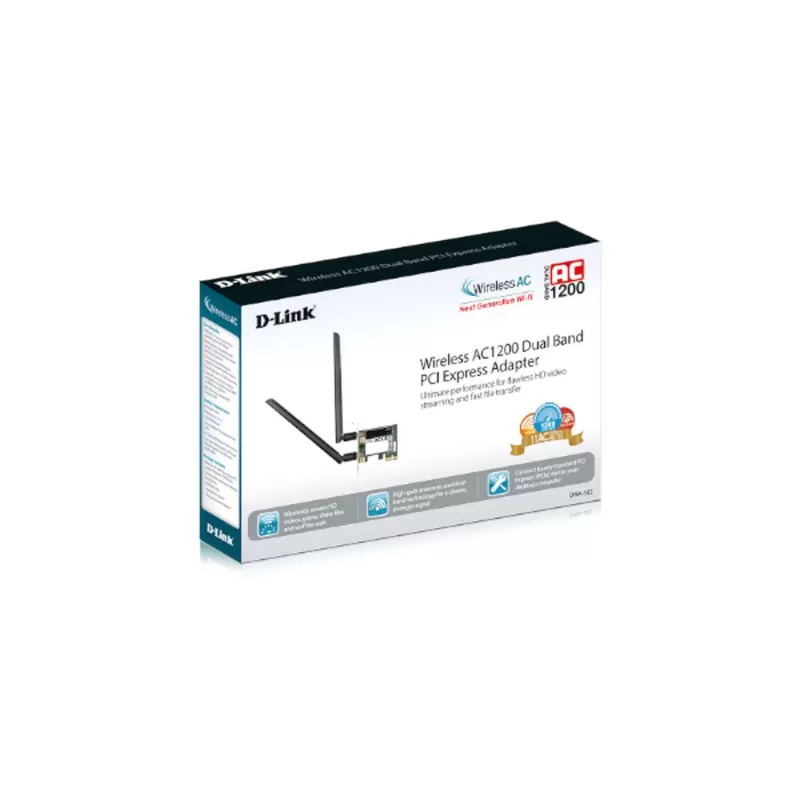 כרטיס רשת PCI-E D-Link DWA-582/A1A OEM, ללא אריזה