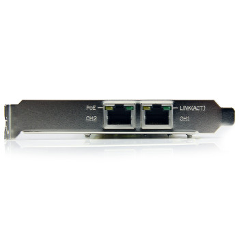 Сетевая Карта StarTech Dual Port Gigabit POE Eth Card PCI-E Сетевая Карта StarTech Dual Port Gigabit POE Eth Card PCI-E