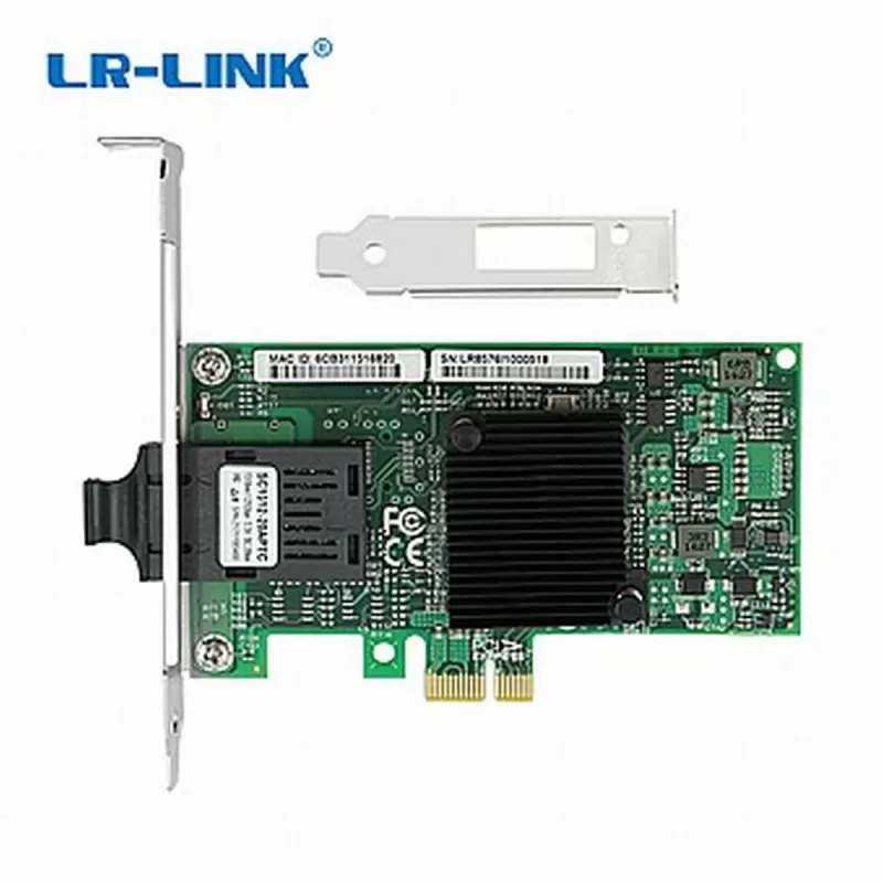 כרטיס רשת PCI-E LR-LINK PCIe x1 1000Base Single Port Fiber Ethernet Adapter - 82576 Based