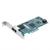 Сетевая Карта Pci-E 10Gtek 1Gbit 2-ports (I350AM2) PCI-Ex4 Сетевая Карта Pci-E 10Gtek 1Gbit 2-ports (I350AM2) PCI-Ex4