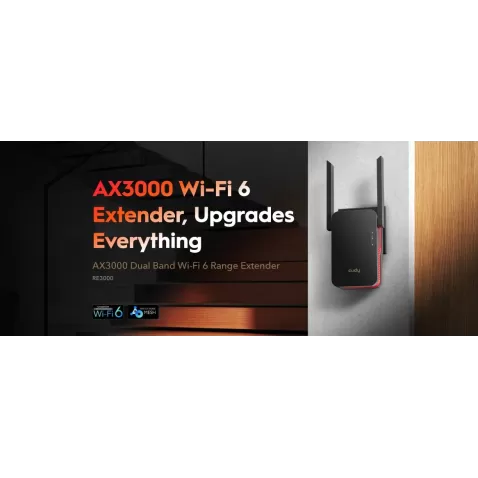 Уселитель Сигнала Wi-Fi CUDY AX3000 Dual Band Wi-Fi 6 Range Extender Mesh