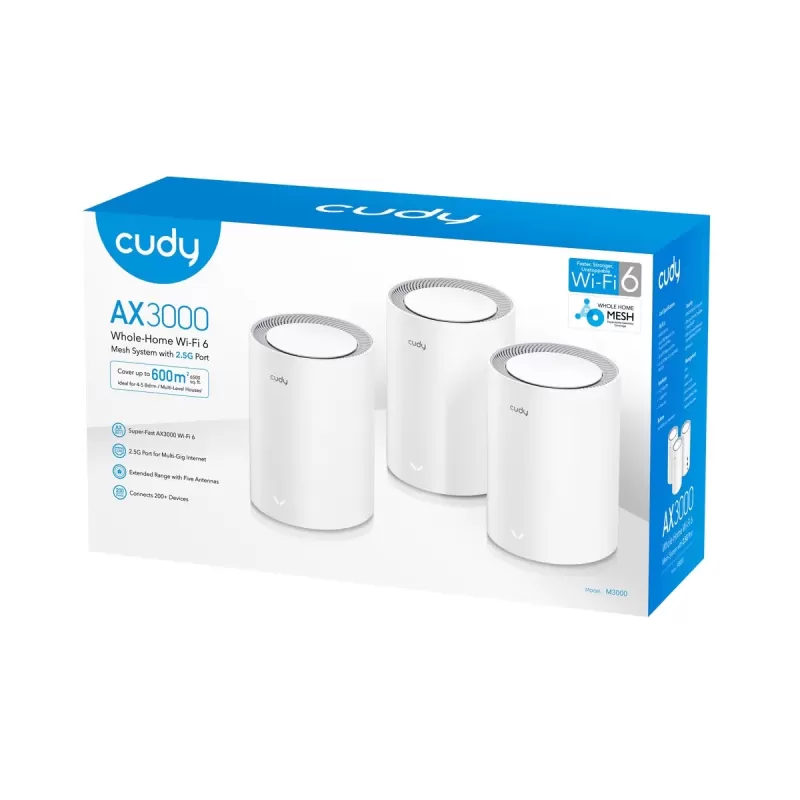 מערכת Mesh CUDY M3000 Mesh System 3-Pack M3000(3-Pack) -IL-V2.0