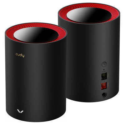 Уселитель Сигнала Wi-Fi CUDY AX3000 2.5G Mesh Wi-Fi 6 System 2 Pack M3000 V2 Уселитель Сигнала Wi-Fi CUDY AX3000 2.5G Mesh Wi-Fi 6 System 2 Pack M3000 V2